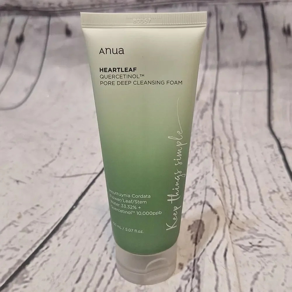 Anua Heartleaf Quercetinol Pore Deep Cleansing Foam 150ml/5.07 oz K-Beauty